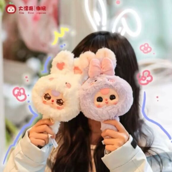 🆕Baby Three Magic Mirror Blind Box Plush Bag Clip - Picture 6 of 7